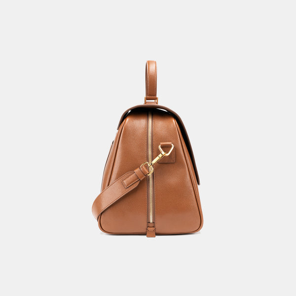 Mini Palermo Italian Leather Crossbody In Acorn – ectu